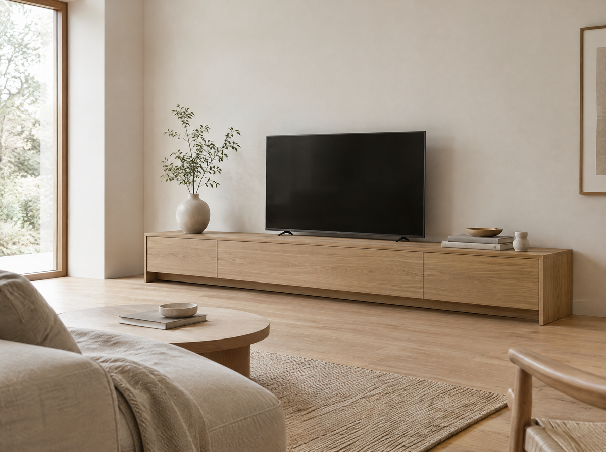 Meubles TV bas en bois