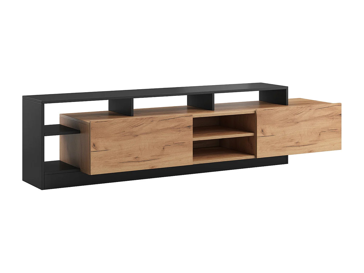 Meuble TV en Bois Gris - IDESIA vue 6