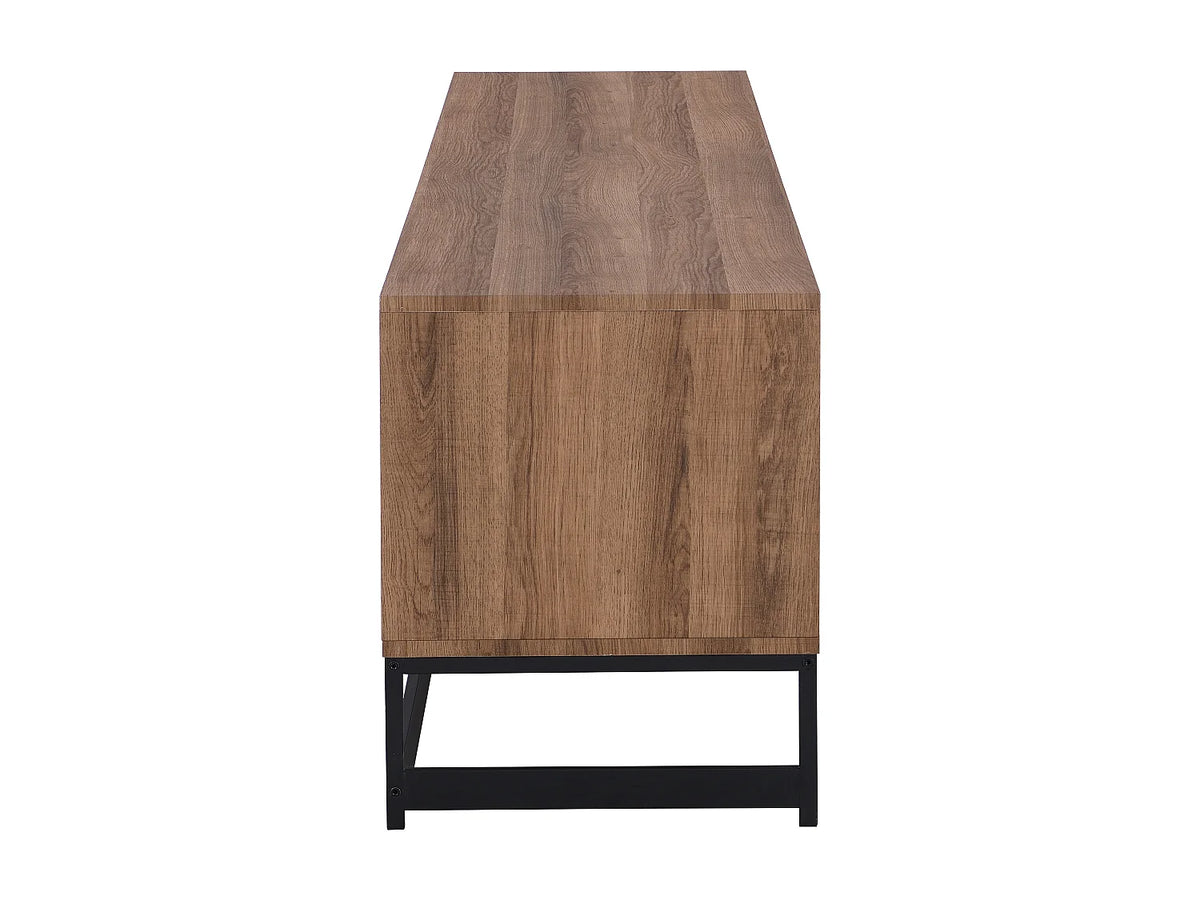 Meuble TV en Bois Noir - CARATANA vue 5