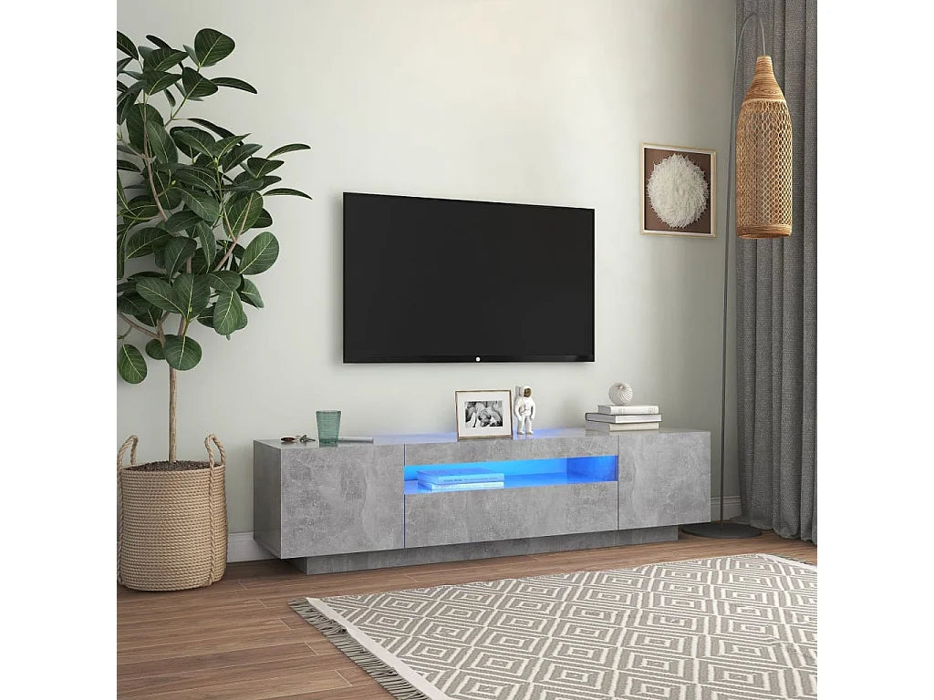 Meuble TV Bas en Bois 160 cm - CLICNBUY vue 2