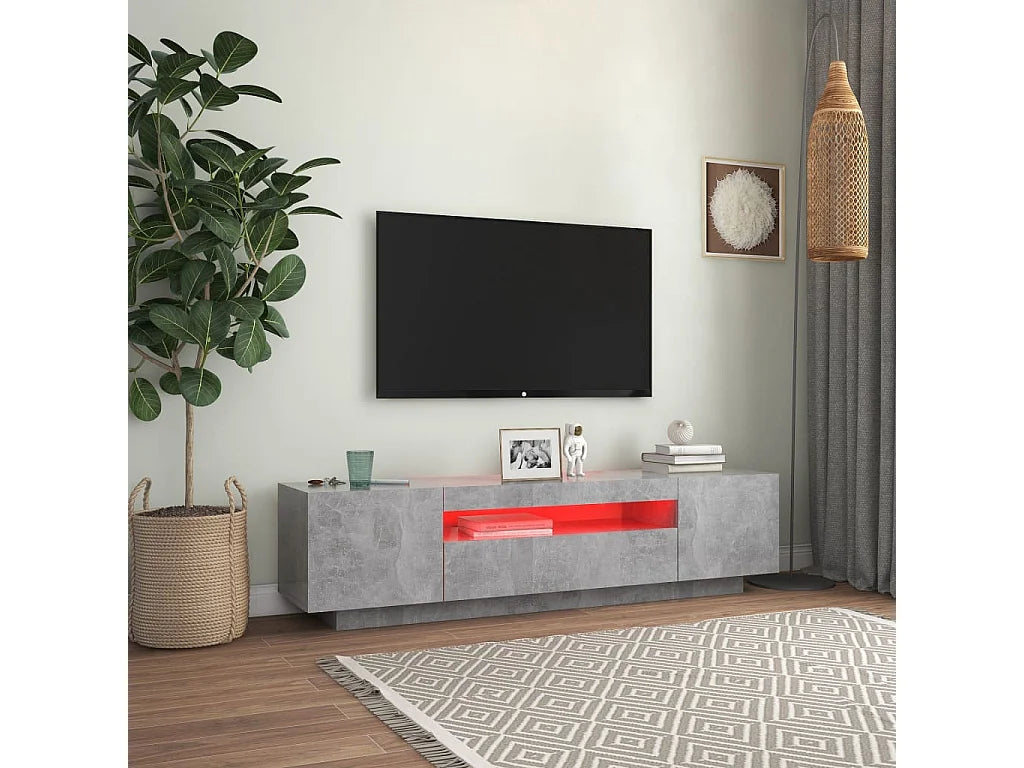 Meuble TV Bas en Bois 160 cm - CLICNBUY vue 3