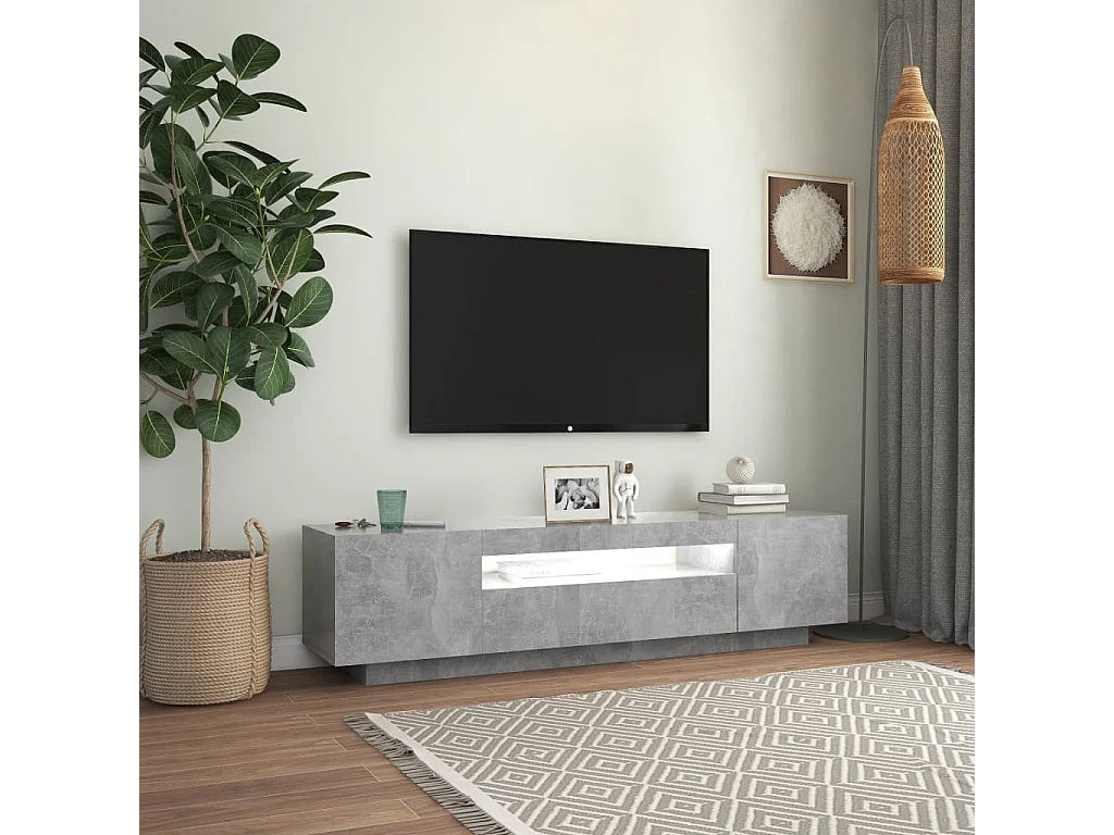 Meuble TV Bas en Bois 160 cm - CLICNBUY vue 4