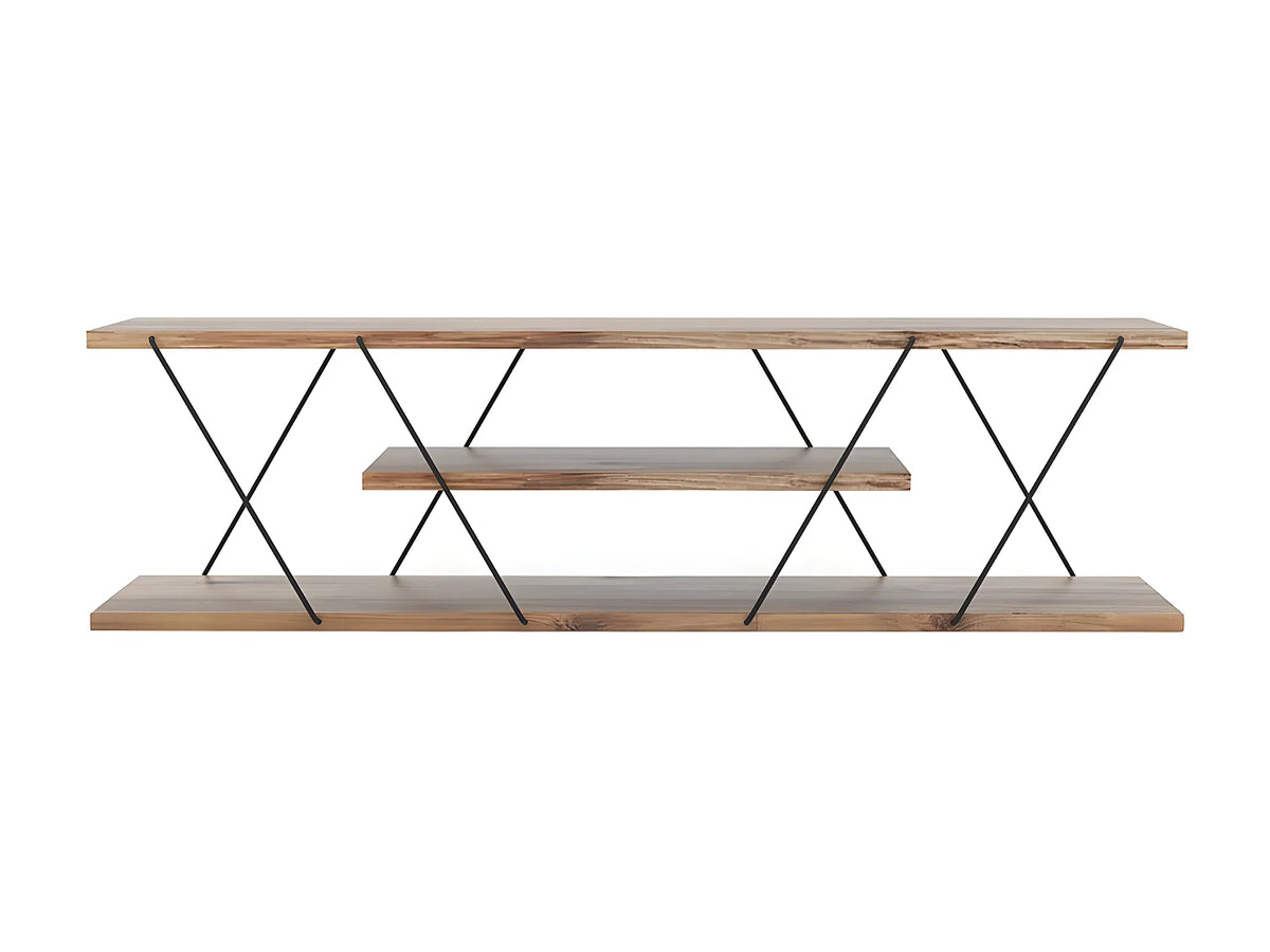 Meuble TV en Bois Noir - DELORY vue 2