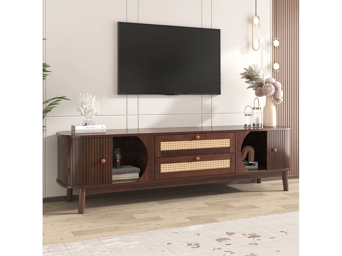 Meuble TV en Bois Moderne 40 cm - MERAX vue 4