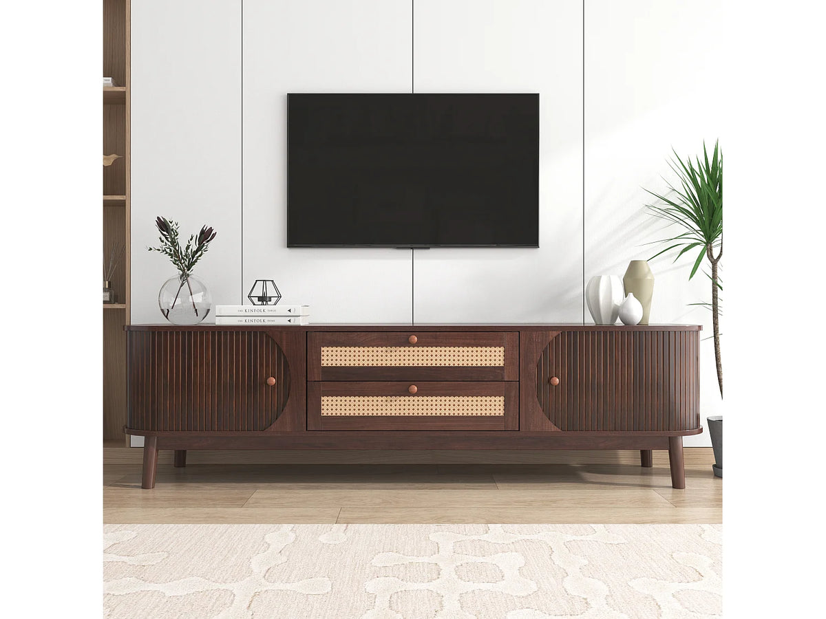 Meuble TV en Bois Moderne 40 cm - MERAX vue 7