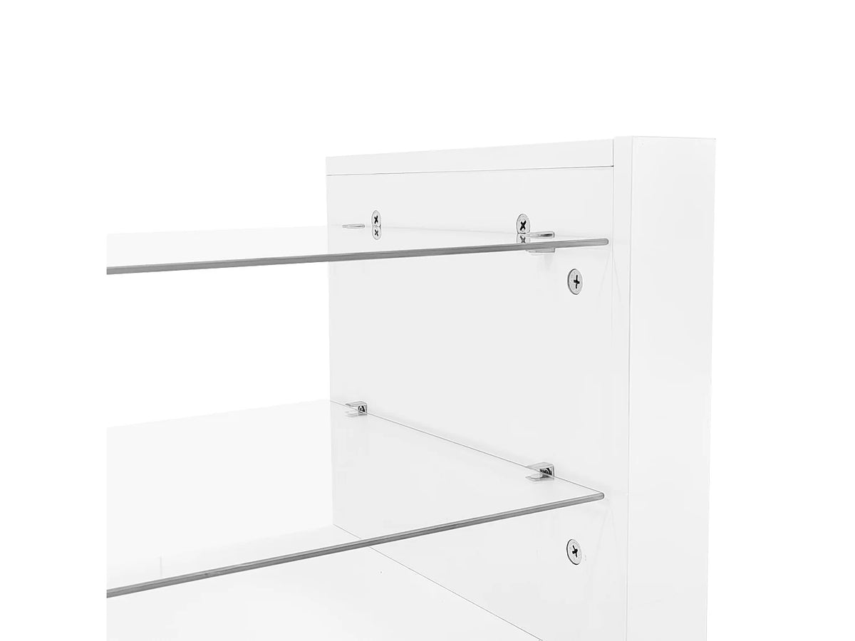 Meuble TV en Bois Blanc 181 cm - MODERNLUXE vue 5