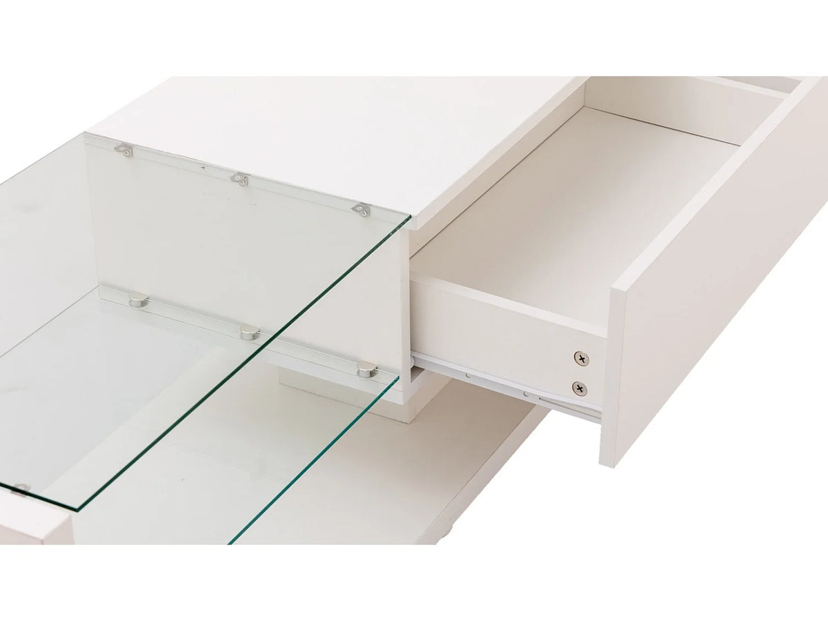 Meuble TV en Bois Blanc 170 cm - DRIPEX vue 7