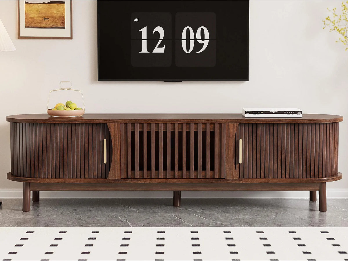 Meuble TV en Bois Marron - MODERNLUXE