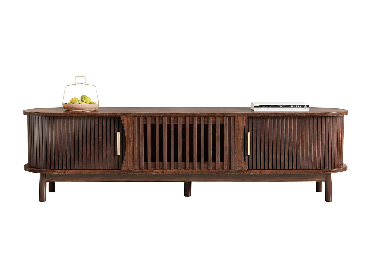 Meuble TV en Bois Marron - MODERNLUXE vue 6