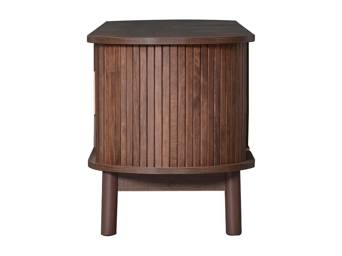 Meuble TV en Bois Marron - MODERNLUXE vue 7