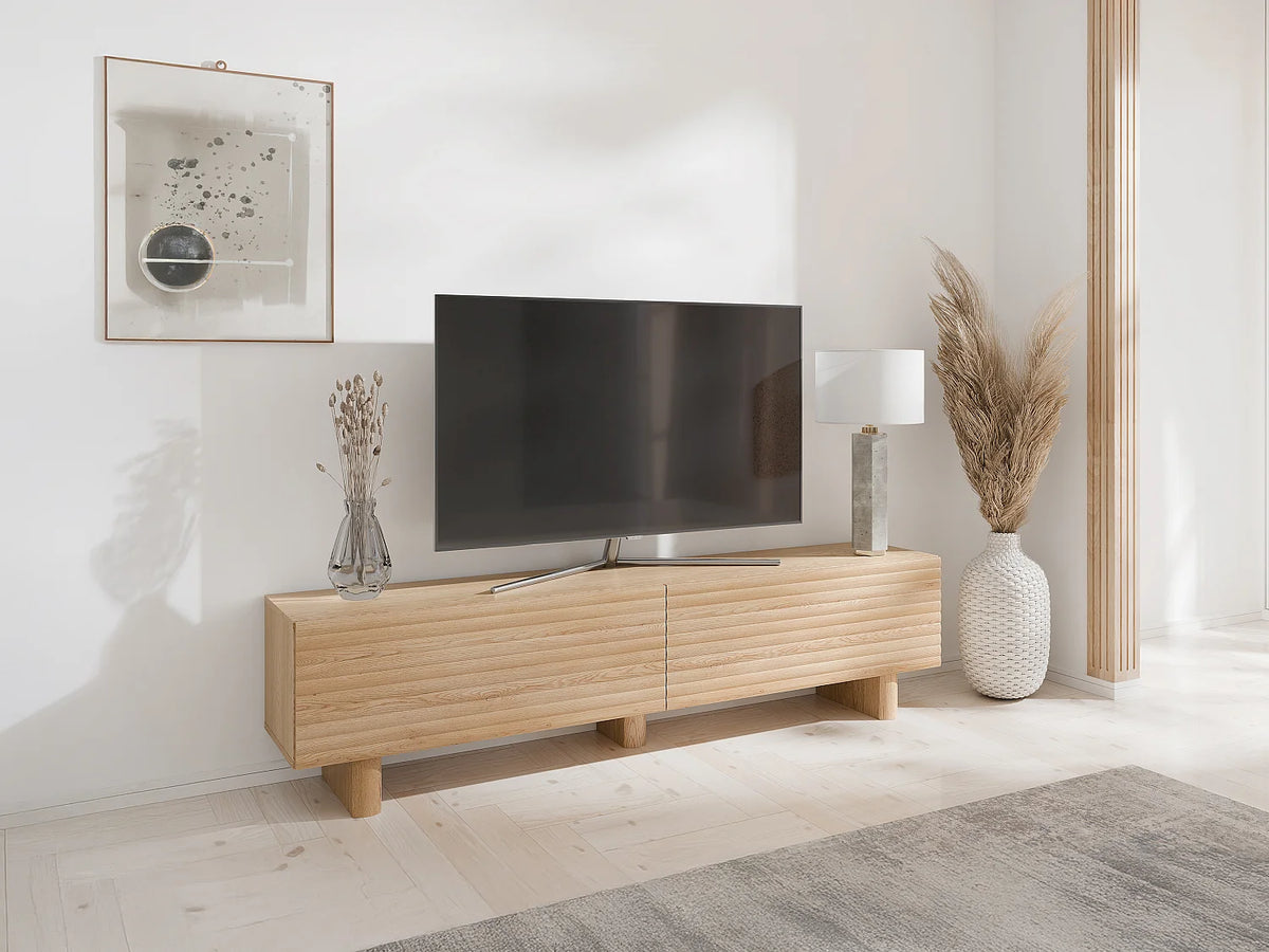 Meuble TV en Bois 180 cm - LUDIMA vue 6