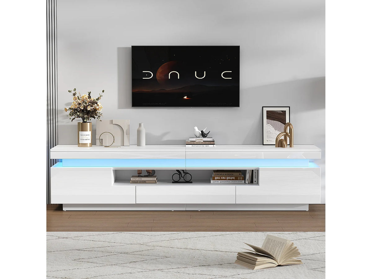 Meuble TV en Bois Blanc - HAUSS SPOLE