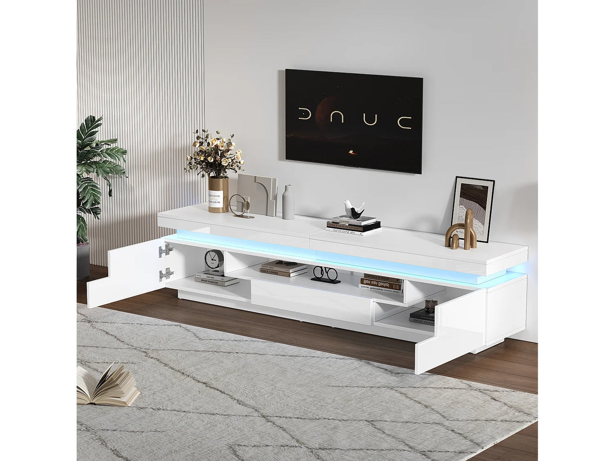Meuble TV en Bois Blanc - HAUSS SPOLE vue 2