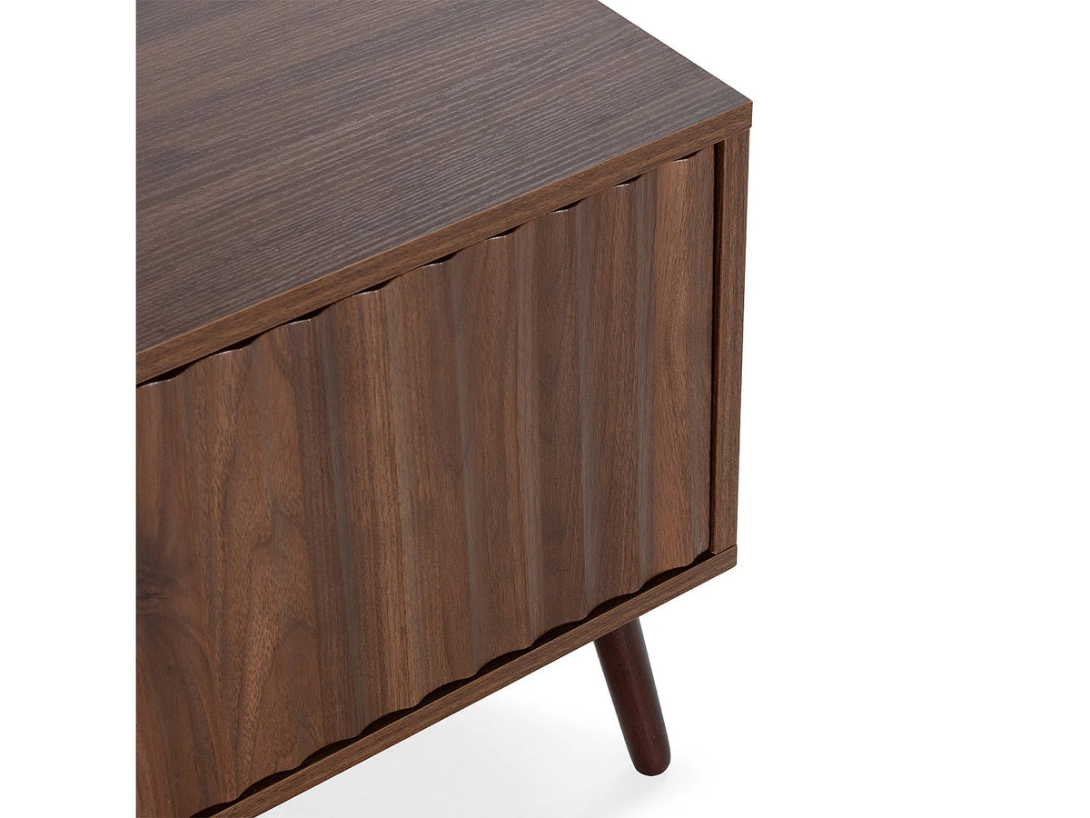 Meuble TV Effet Noyer 160 cm 4 Portes - VS VENTA-STOCK vue 6