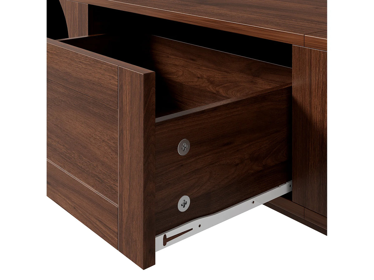 Meuble TV Bas en Bois 170 cm - MODERNLUXE vue 10