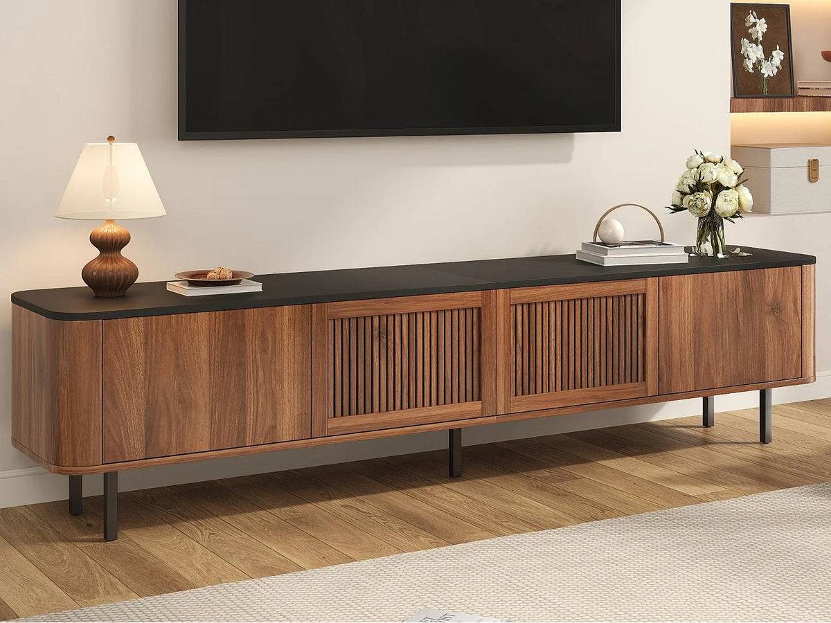 Meuble TV Bas en Bois - MODERNLUXE