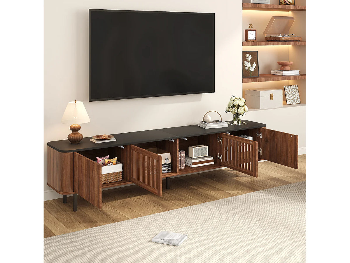 Meuble TV Bas en Bois - MODERNLUXE vue 2