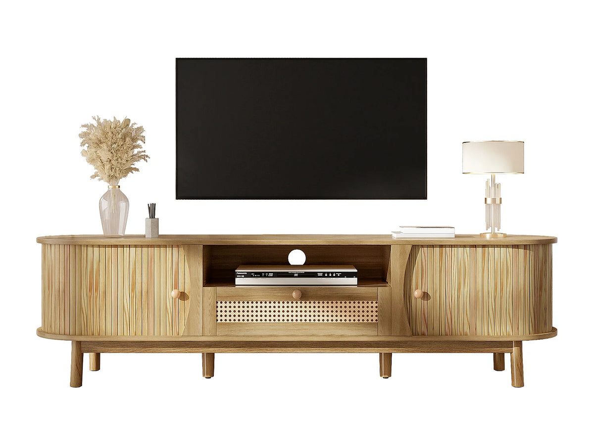 Meuble TV en Bois - MERAX vue 2