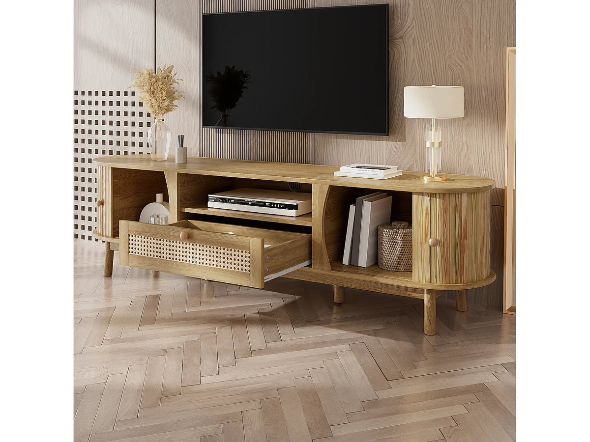 Meuble TV en Bois - MERAX vue 8