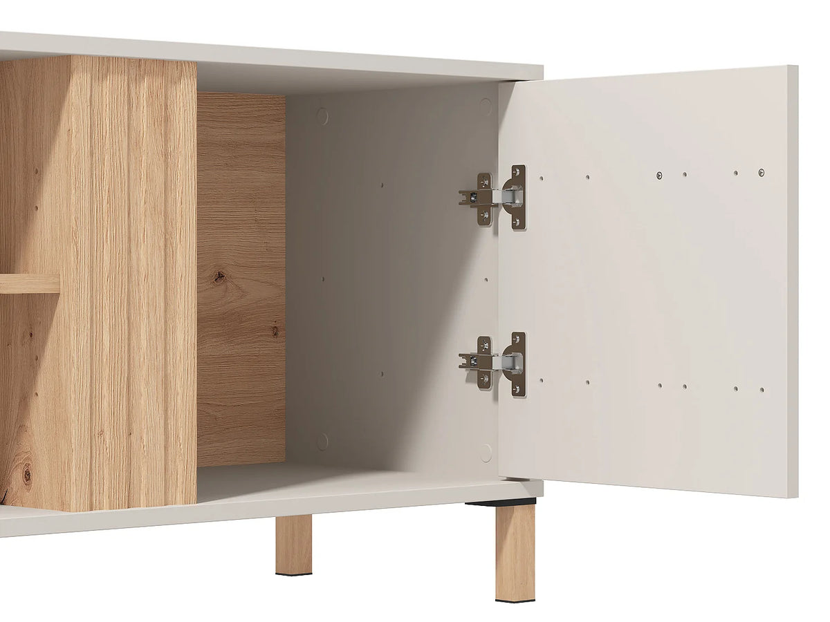 Meuble TV en Bois Scandinave - LYSANO vue 5