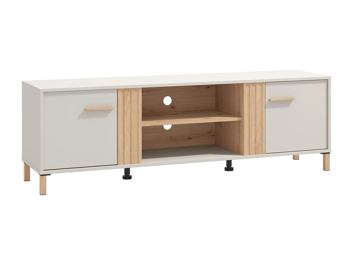 Meuble TV en Bois Scandinave - LYSANO vue 3