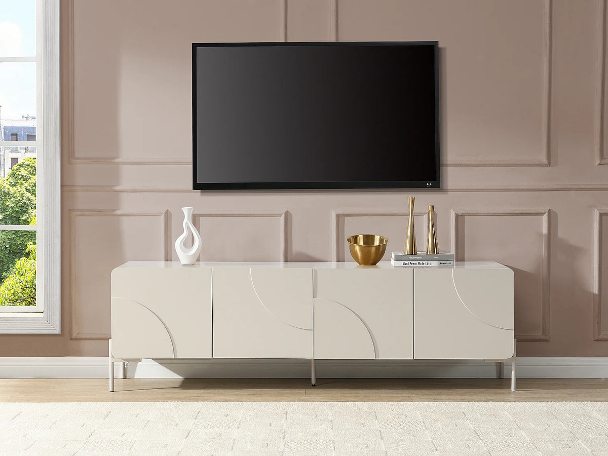 Meuble TV Beige 180 cm - ZELINARO