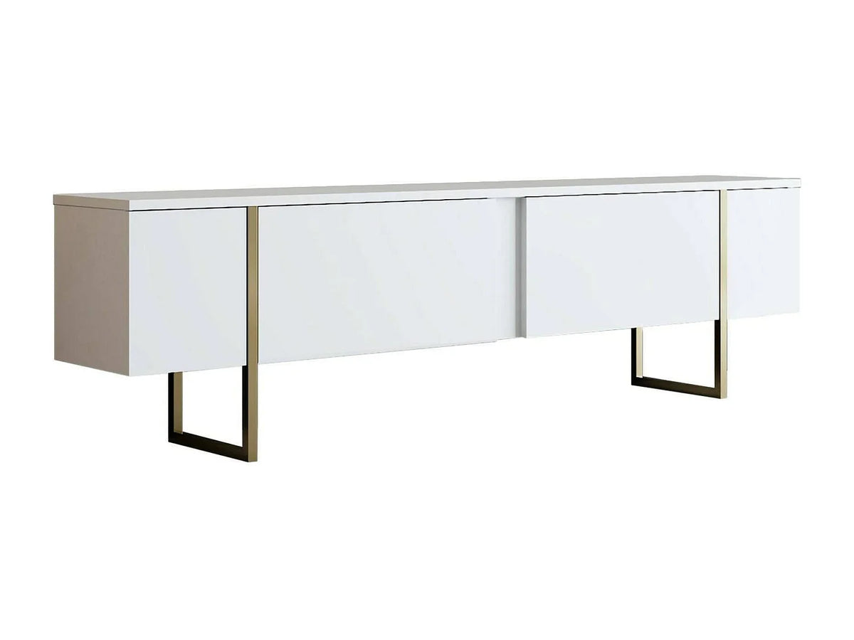 Meuble TV en Bois Blanc - DMORA
