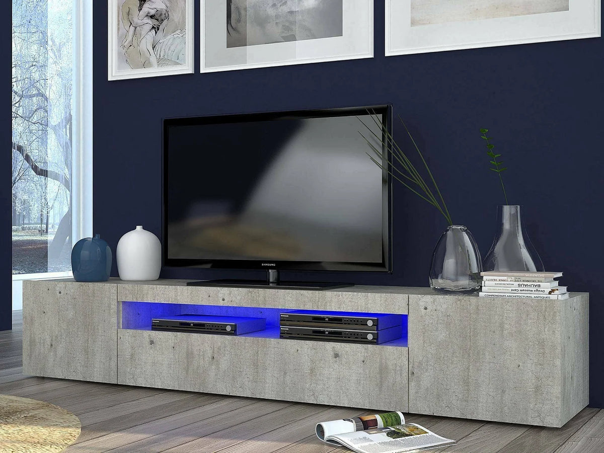 Meuble TV Bas en Bois - DMORA vue 5