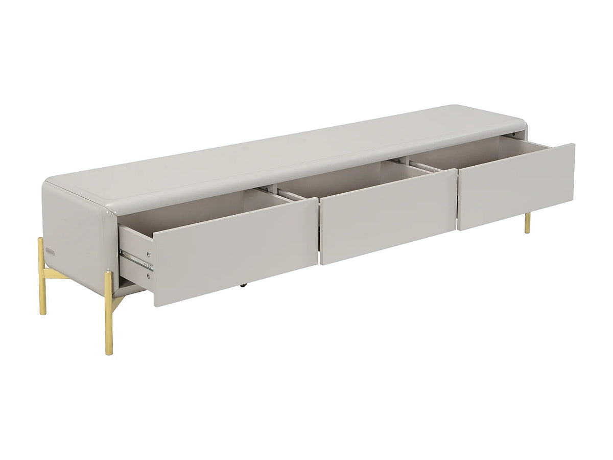Meuble TV Beige 180 cm - LYBAKA vue 4