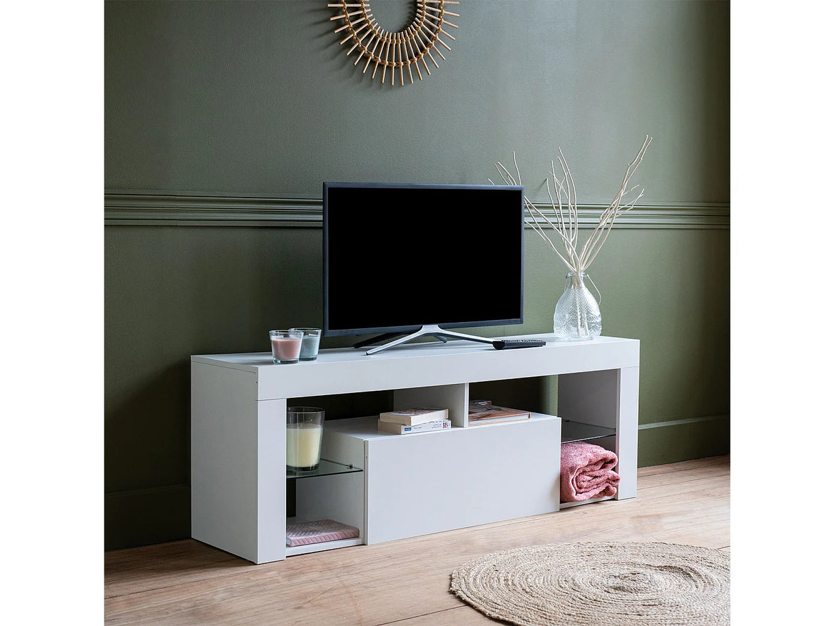 Meuble TV en Bois Blanc - HAPPY GARDEN vue 6