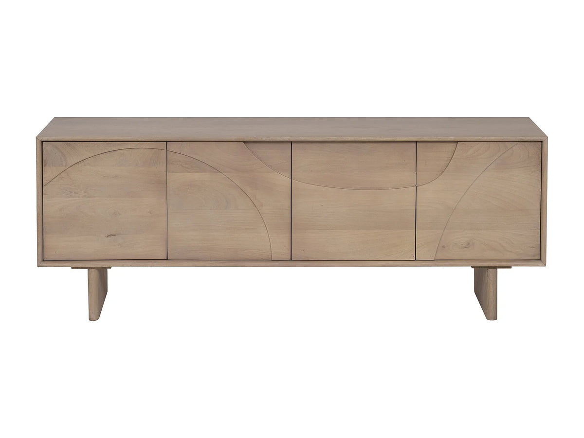 Meuble TV en Manguier 160 cm - BERLAMA vue 2
