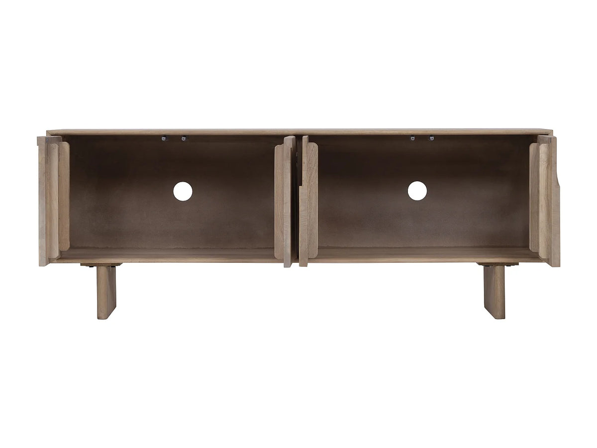 Meuble TV en Manguier 160 cm - BERLAMA vue 4