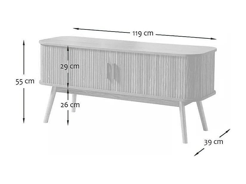 Meuble TV en Bois - ERNEST vue 6