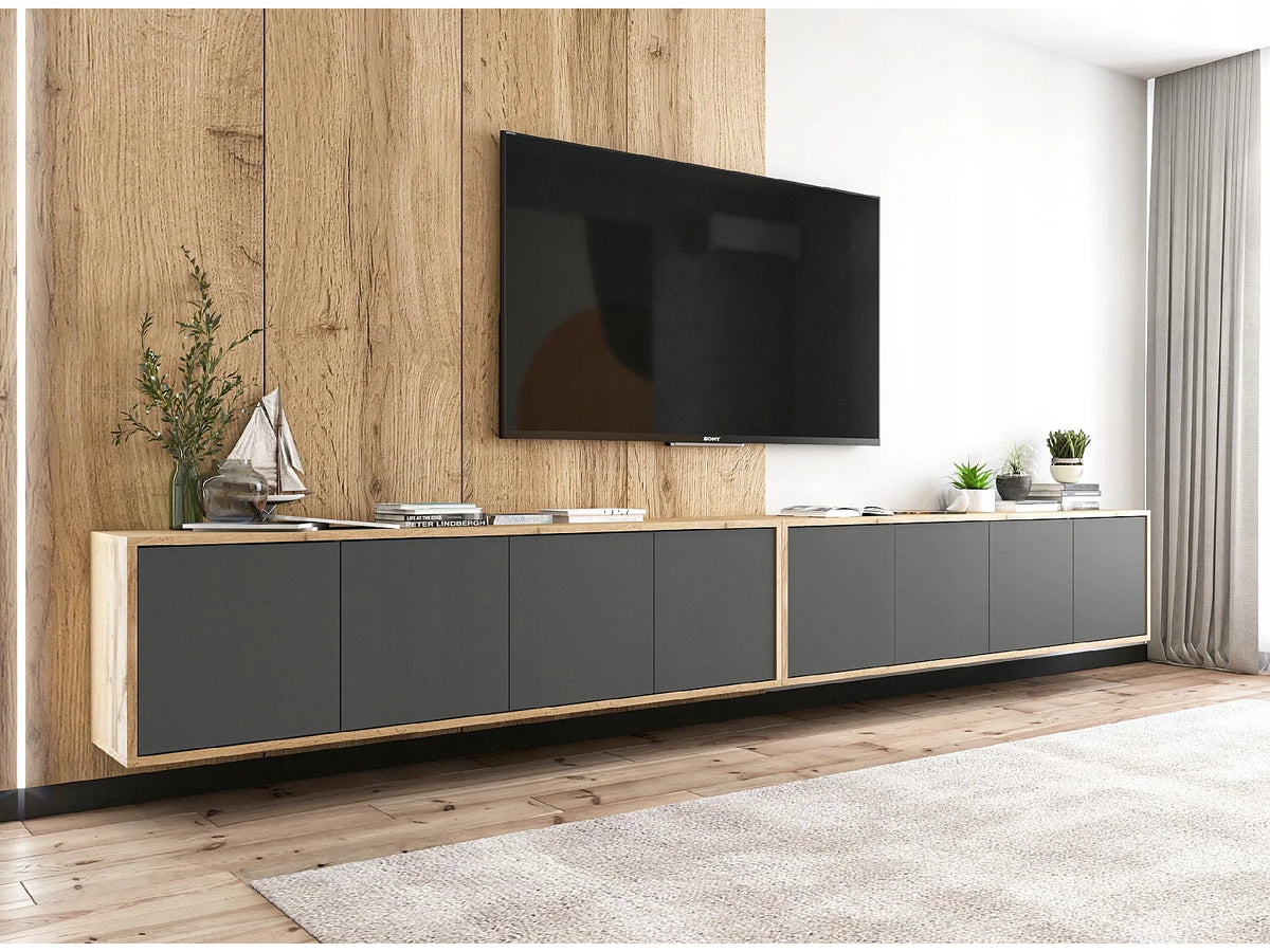 Meuble TV Suspendu Moderne - APOLLO2 vue 8