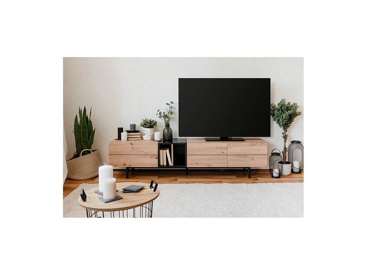 Meuble TV en Bois Industriel - CALICOSY