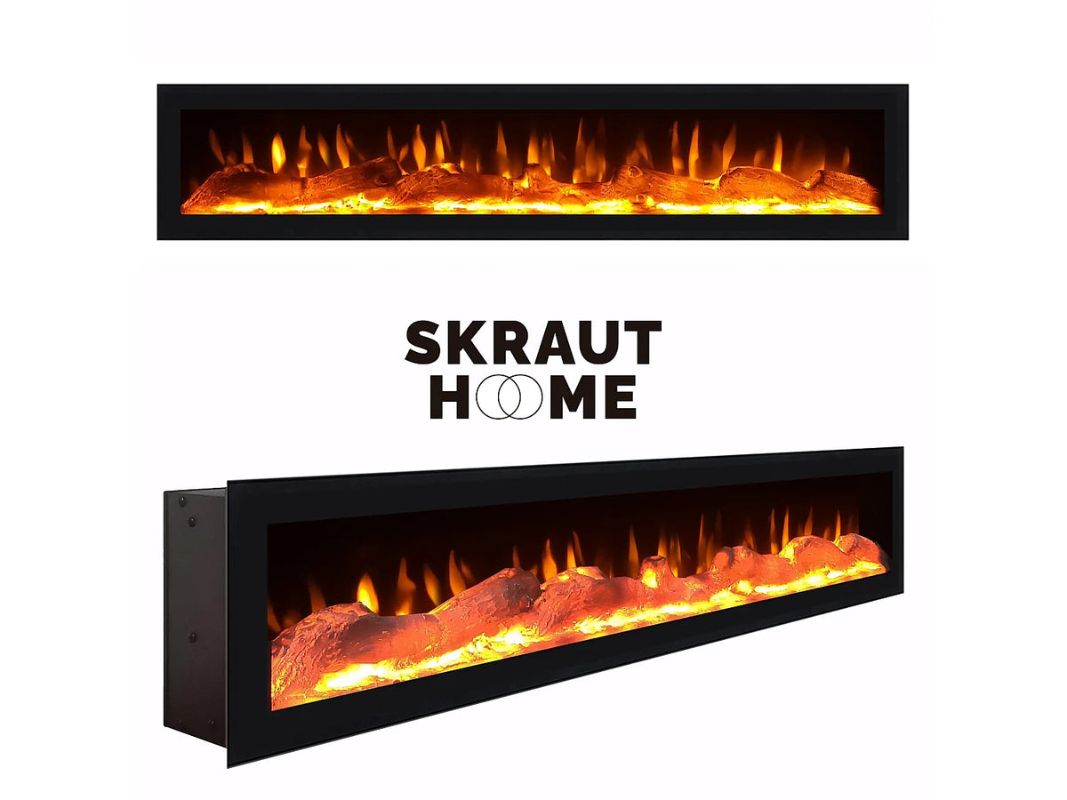 Meuble TV en Bois Blanc 203 cm - SKRAUT HOME vue 6