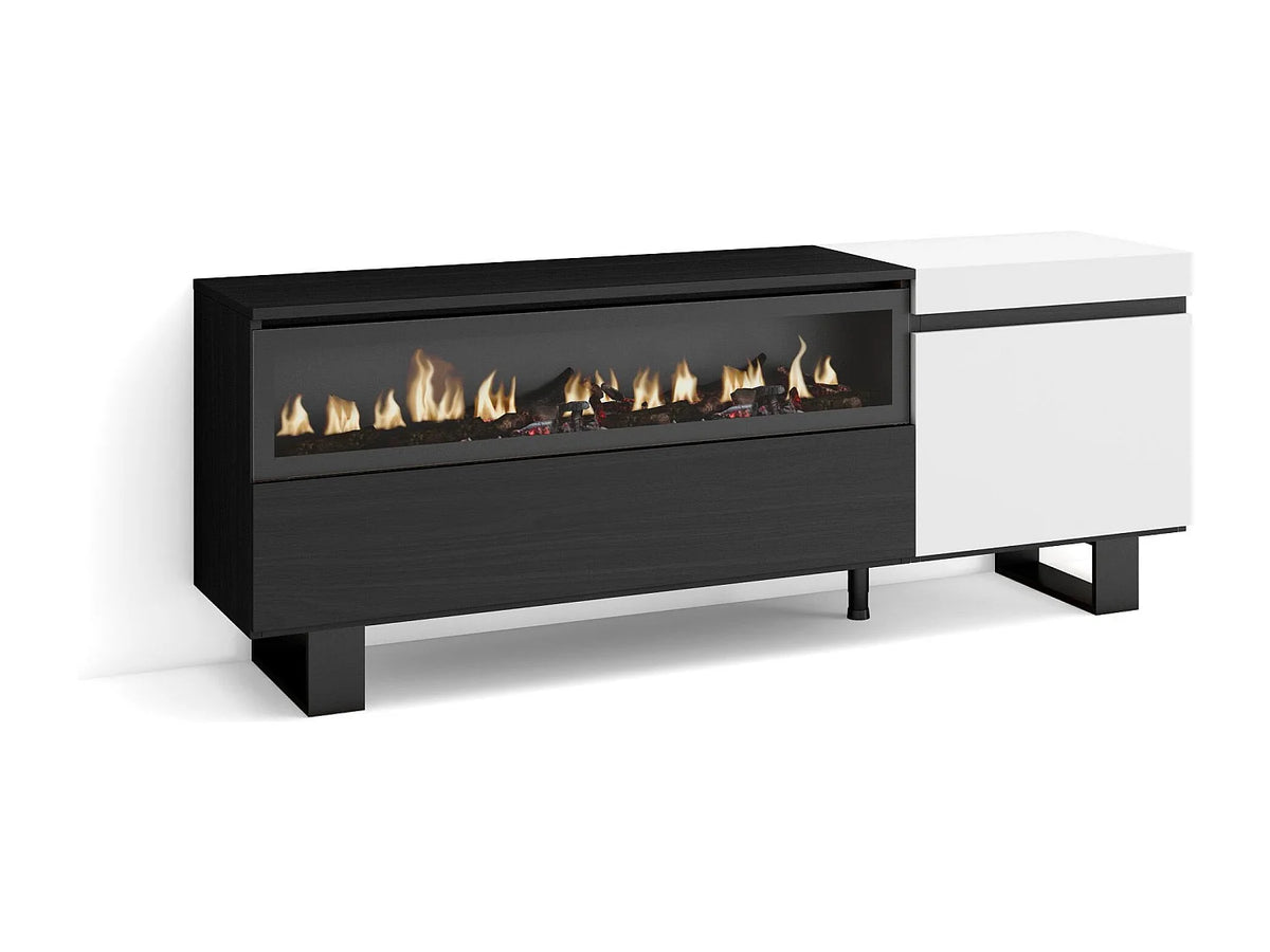 Meuble TV en Bois Blanc 152 cm - SKRAUT HOME