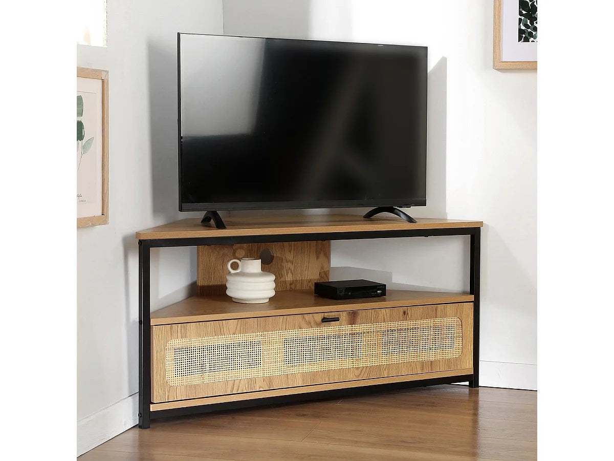 Meuble TV Bas en Bois - JAYA