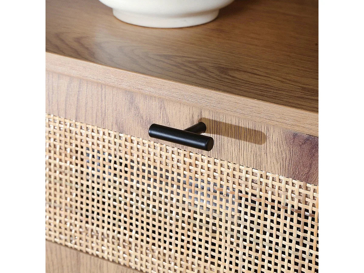 Meuble TV Bas en Bois - JAYA vue 5