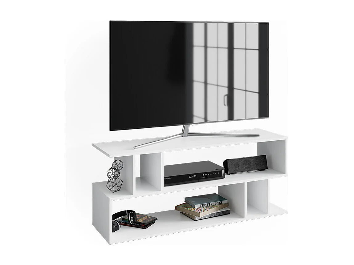 Meuble TV en Bois Blanc 120 cm - VICCO vue 6