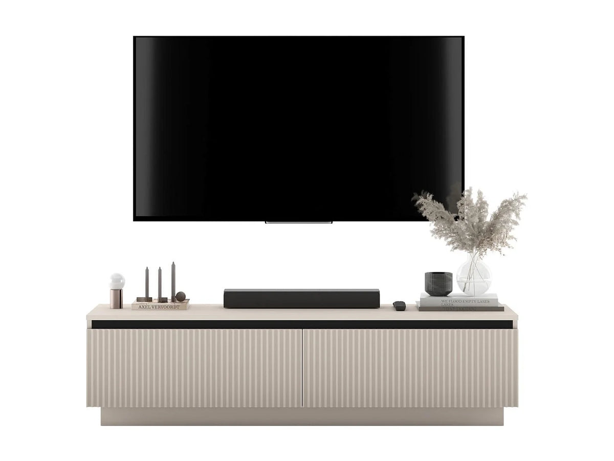 Meuble TV Bas en Bois - SELENE