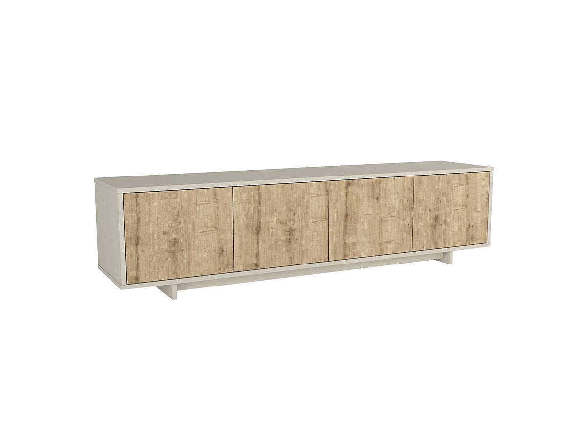 Meuble TV en Bois 180 cm - ZEFYNA vue 3