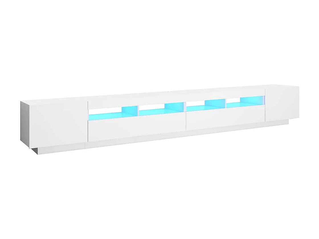 Meuble TV en Bois Blanc 300 cm - VIDAXL vue 2