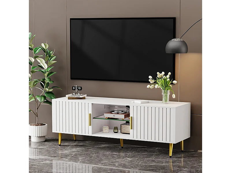 Meuble TV en Bois Blanc - DRIPEX vue 8