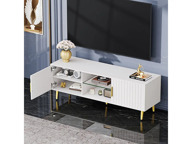 Meuble TV en Bois Blanc - DRIPEX vue 9