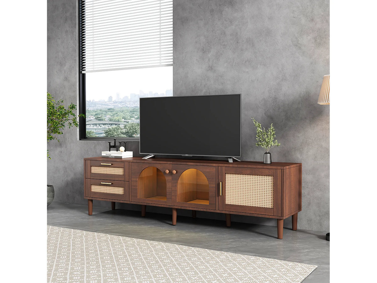 Meuble TV en Bois 180 cm - HAUSS SPOLE vue 4