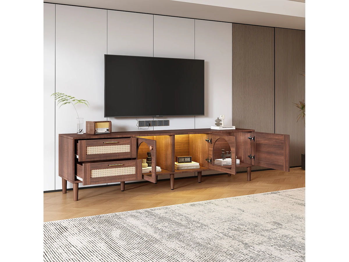 Meuble TV en Bois 180 cm - HAUSS SPOLE vue 5