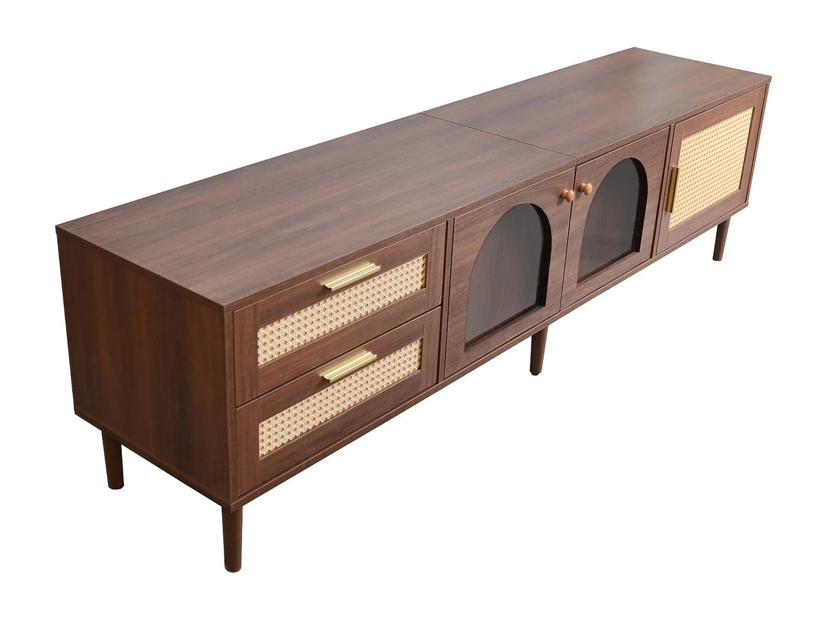 Meuble TV en Bois 180 cm - HAUSS SPOLE vue 7
