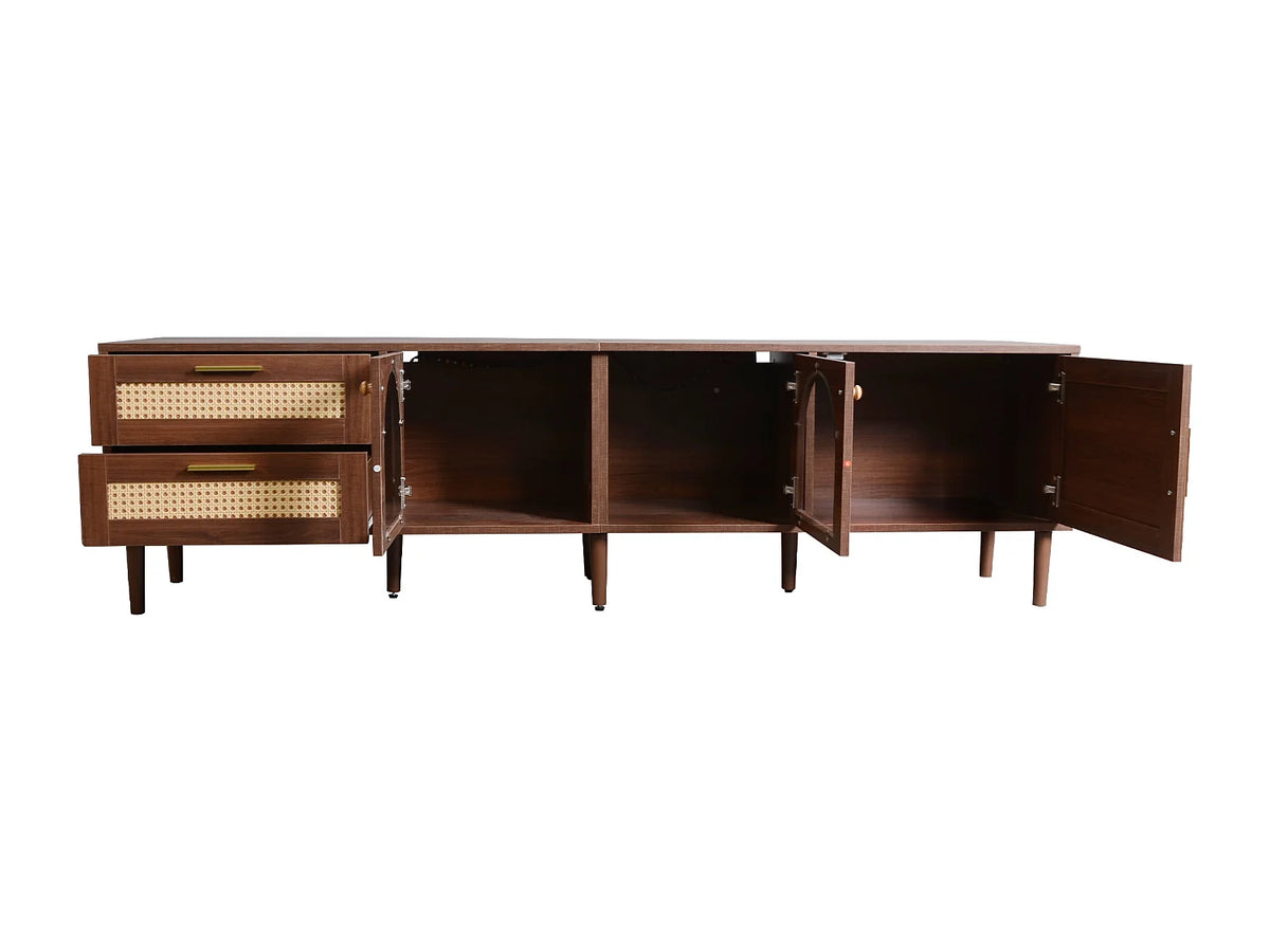 Meuble TV en Bois 180 cm - HAUSS SPOLE vue 9