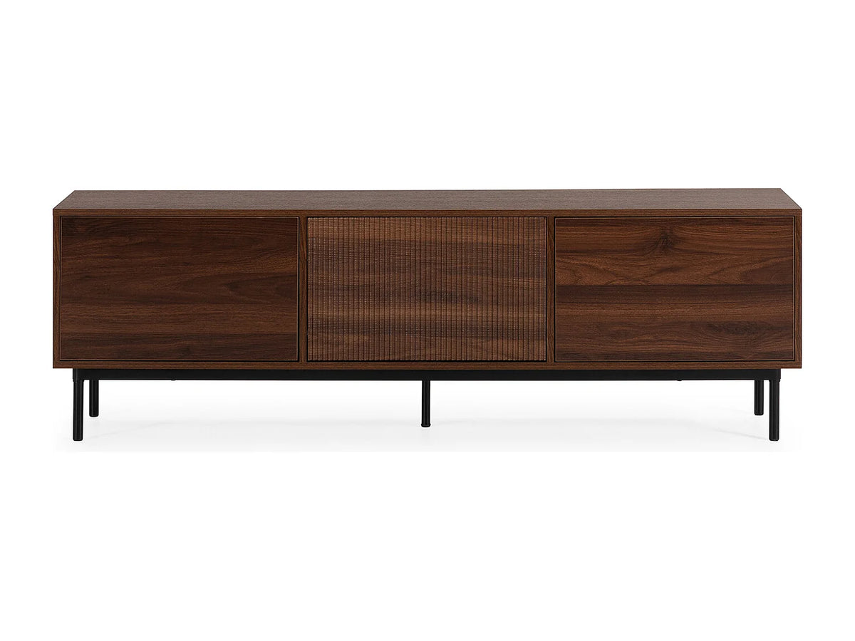 Meuble TV Effet Noyer 160 cm - VS VENTA-STOCK vue 4